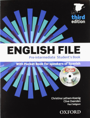 ENGLISH FILE PRE-INTERMEDIATE: STUDENT'S BOOK+WORKBOOK WITH KEY P