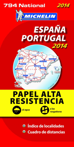 MAPA 794. ESPAA-PORTUGAL 2014