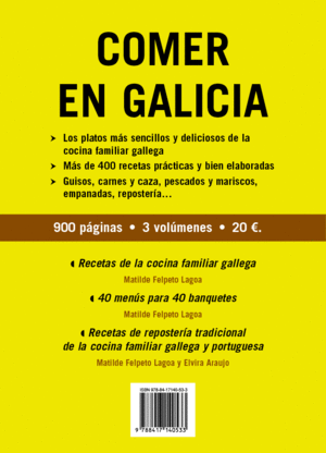 COMER EN GALICIA ( 3 VOLMENES )