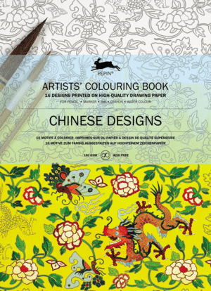 CHINESE DESINGNS - ARTISTS COLOURING BOOK - PEPIN PRESS